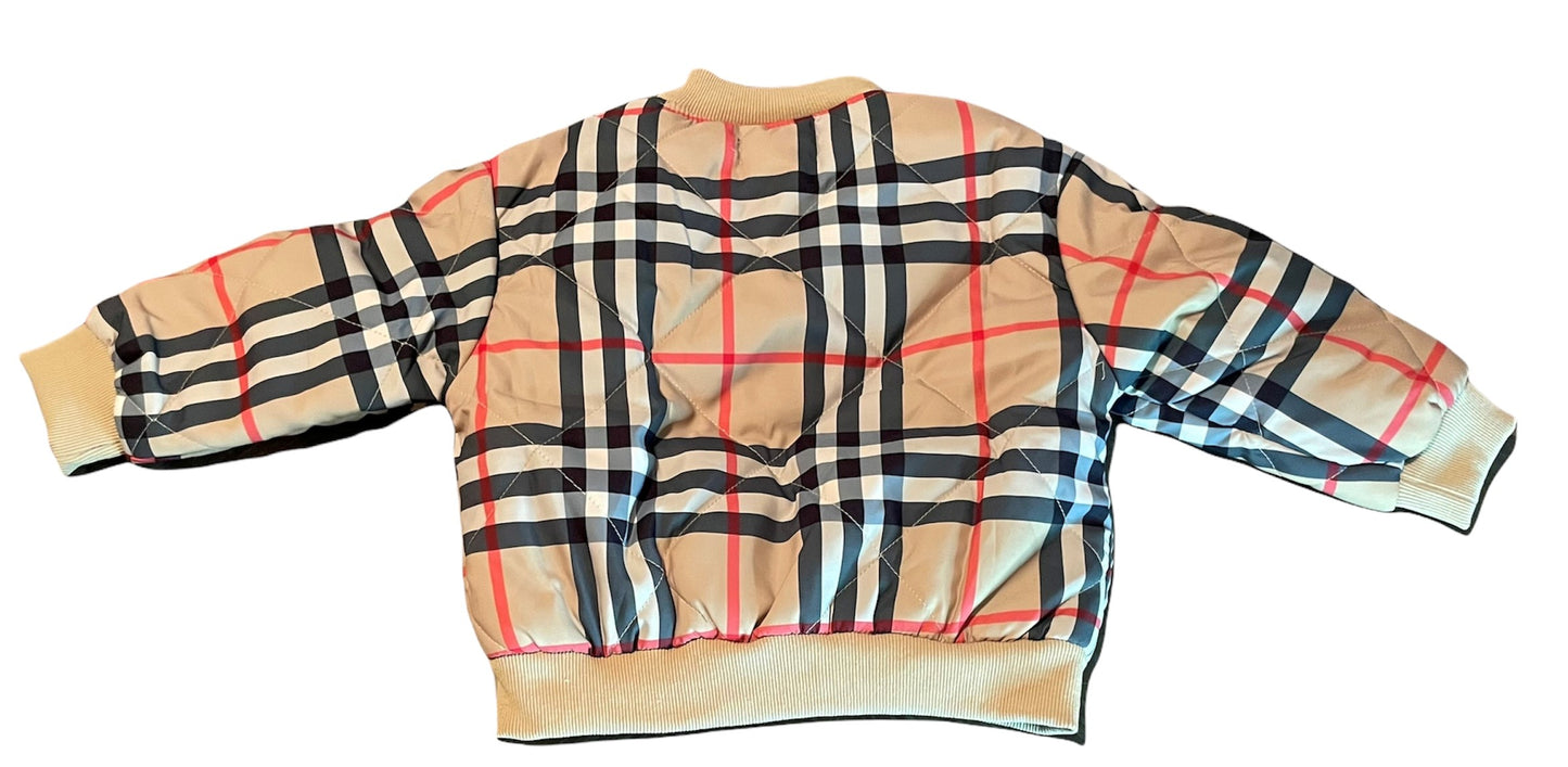 BB Plaid Bomber Jacket (Unisex)