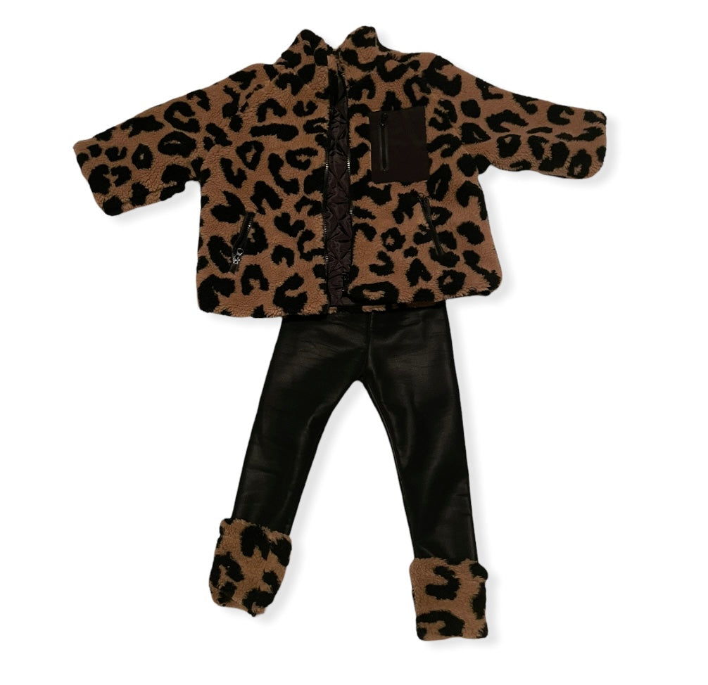 Wild side leopard set