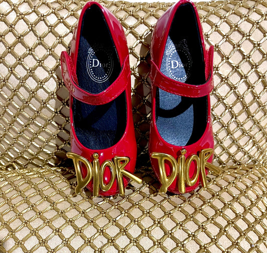 I Dior You Mary Janes (Red)